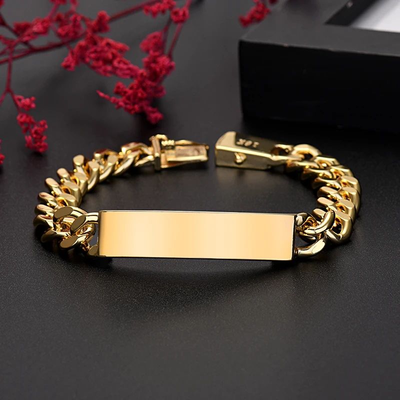 18K Gold chain bracelets