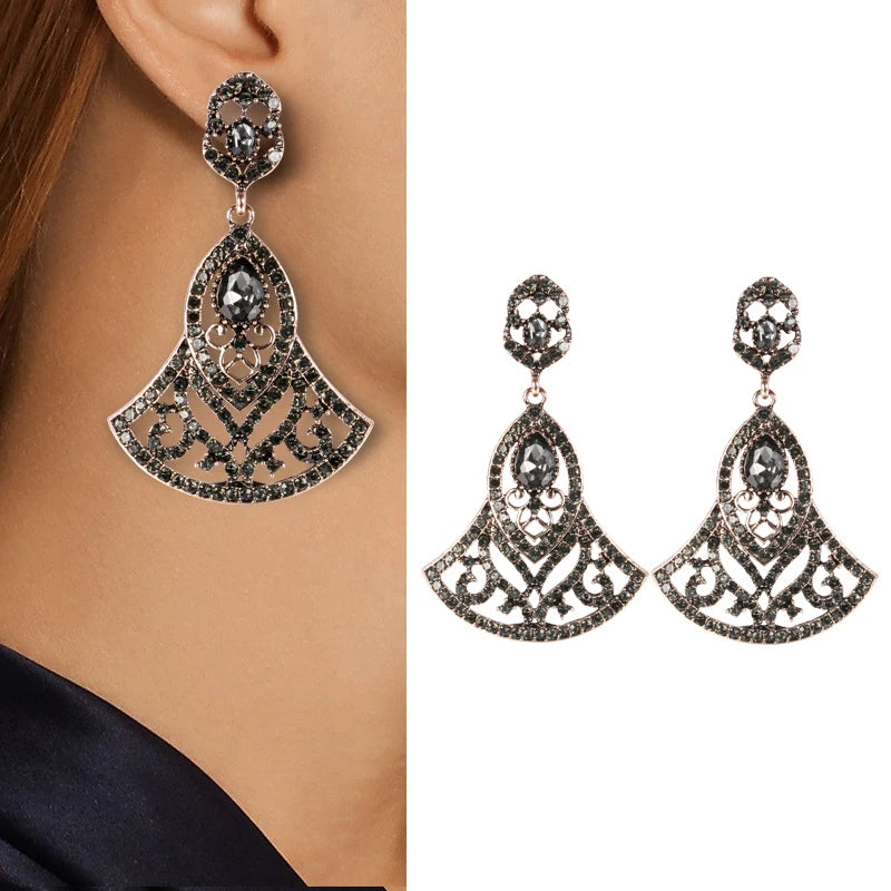 Fan Shape Drop Earrings