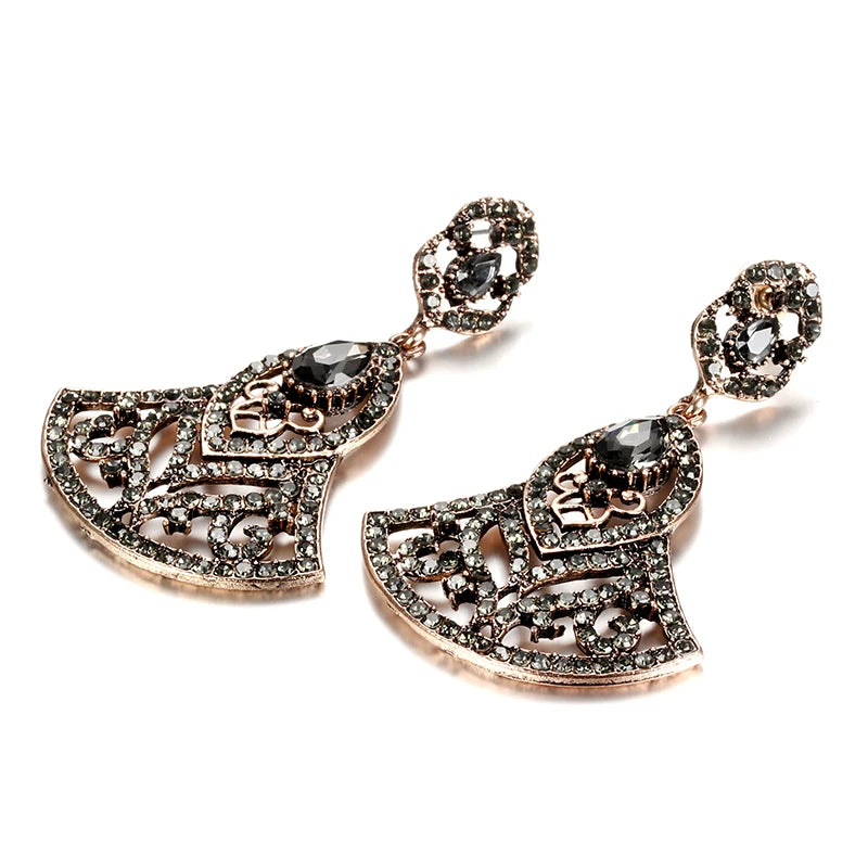 Fan Shape Drop Earrings
