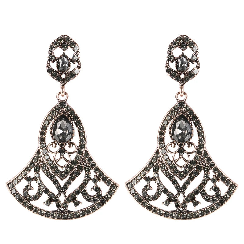 Fan Shape Drop Earrings