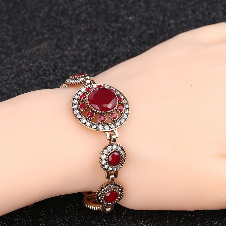 Red Gemstone Bracelets