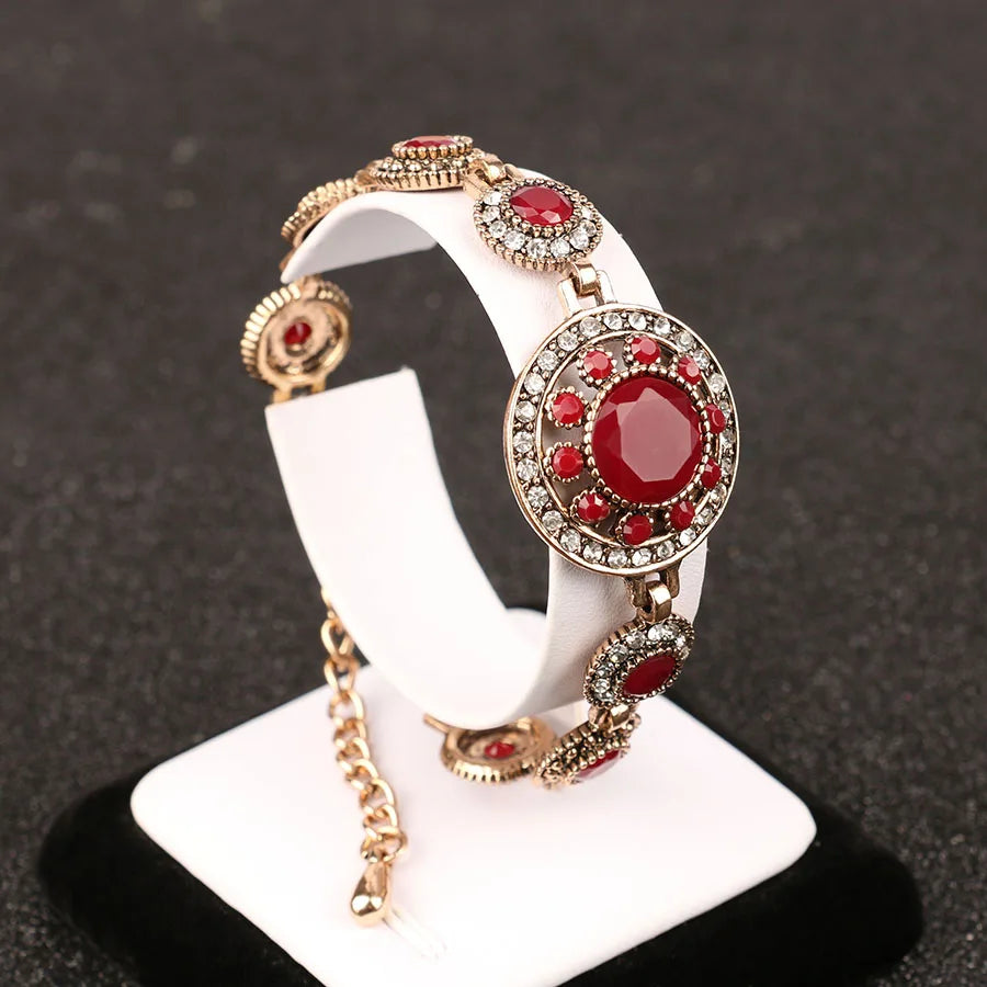 Red Gemstone Bracelets