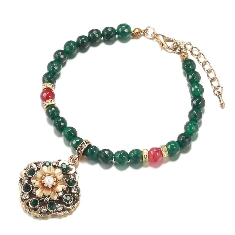 Green Natural Stone Bracelets