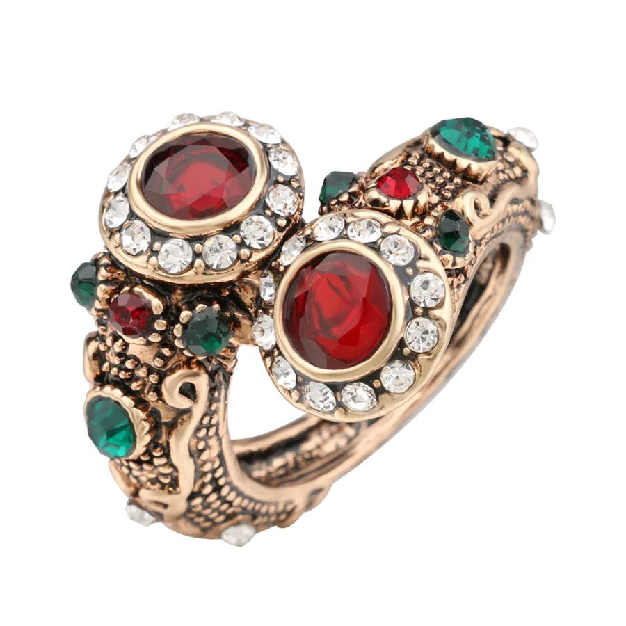 Red GemStone Finger Ring
