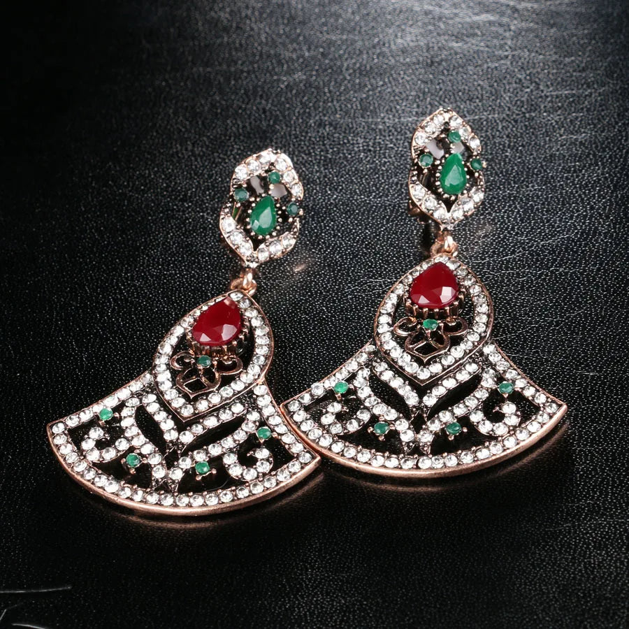 Turkish Style Crystal Earrings