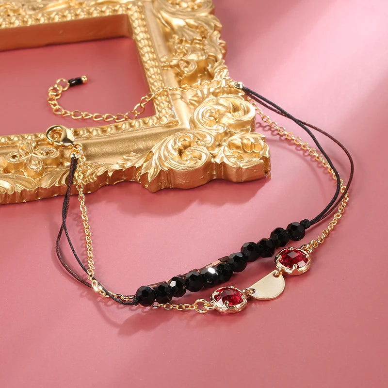 Crystal Handmade Beads Bracelet