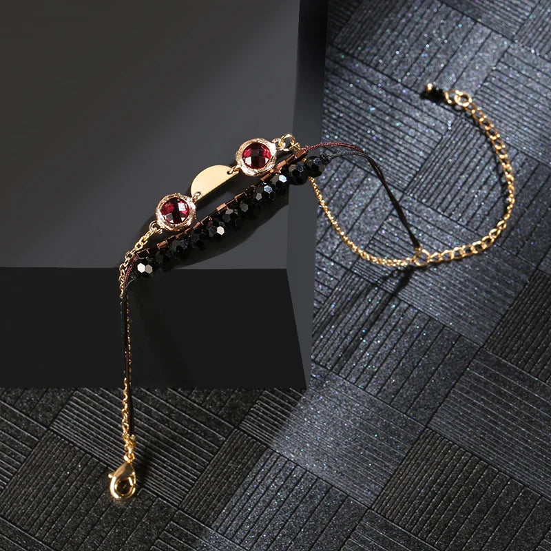 Crystal Handmade Beads Bracelet