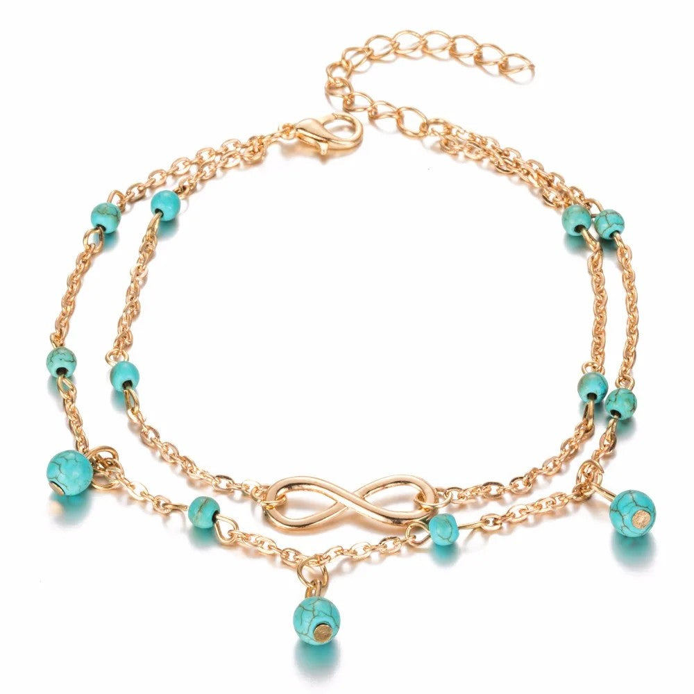 Anklets For Women Bohemian Foot Jewelry Summer Beach Vintage Anklet