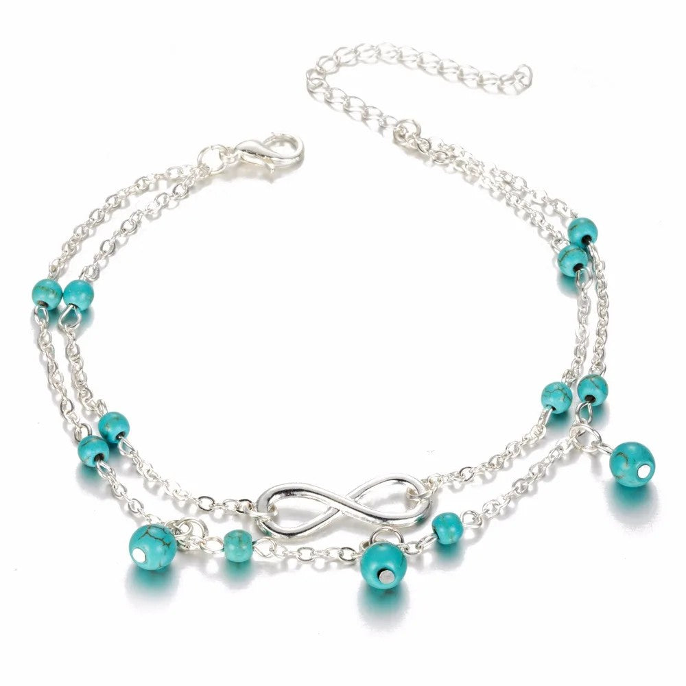 Anklets For Women Bohemian Foot Jewelry Summer Beach Vintage Anklet