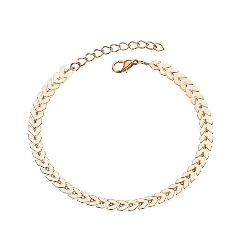 Vintage Arrows Beach Foot Anklet For Women Bohemian Female Anklets Summer Jewelry