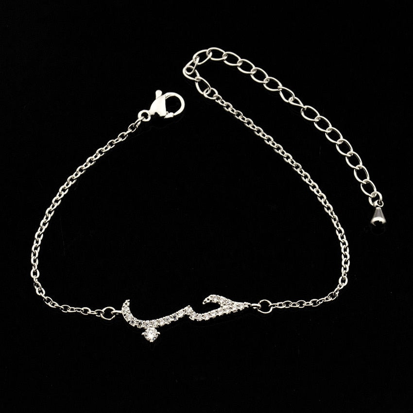Charm Lovely Arabic Love Statement Bracelets