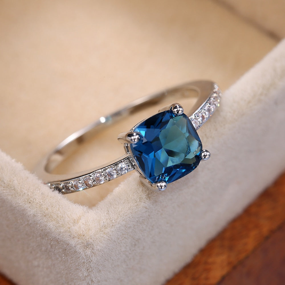 Colorful Series Stone Women Rings