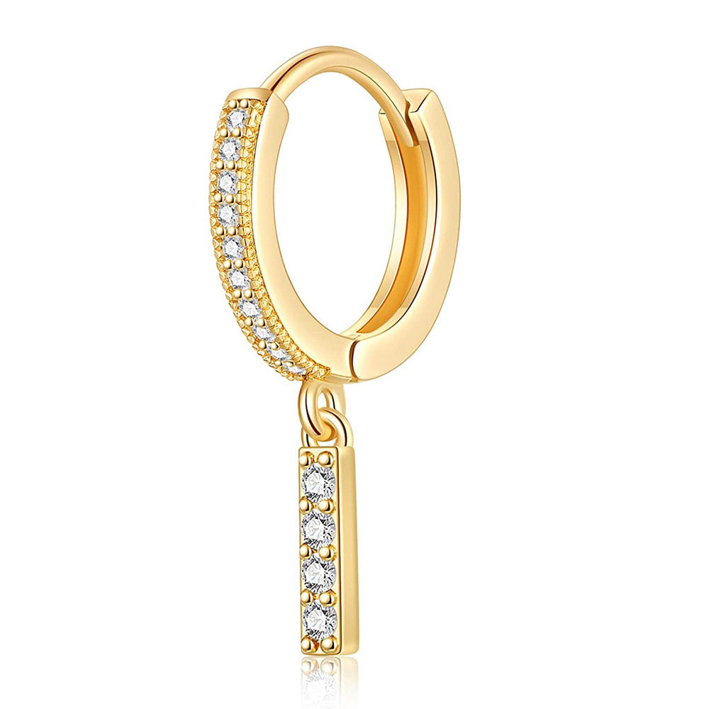 Gold Letter Earrings