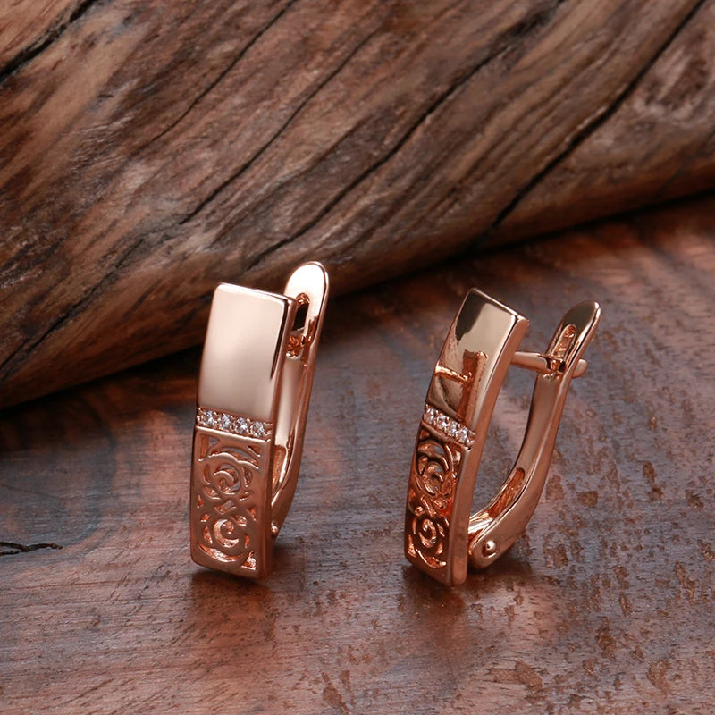 rose-gold-glossy-hollow-flower-drop-earrings