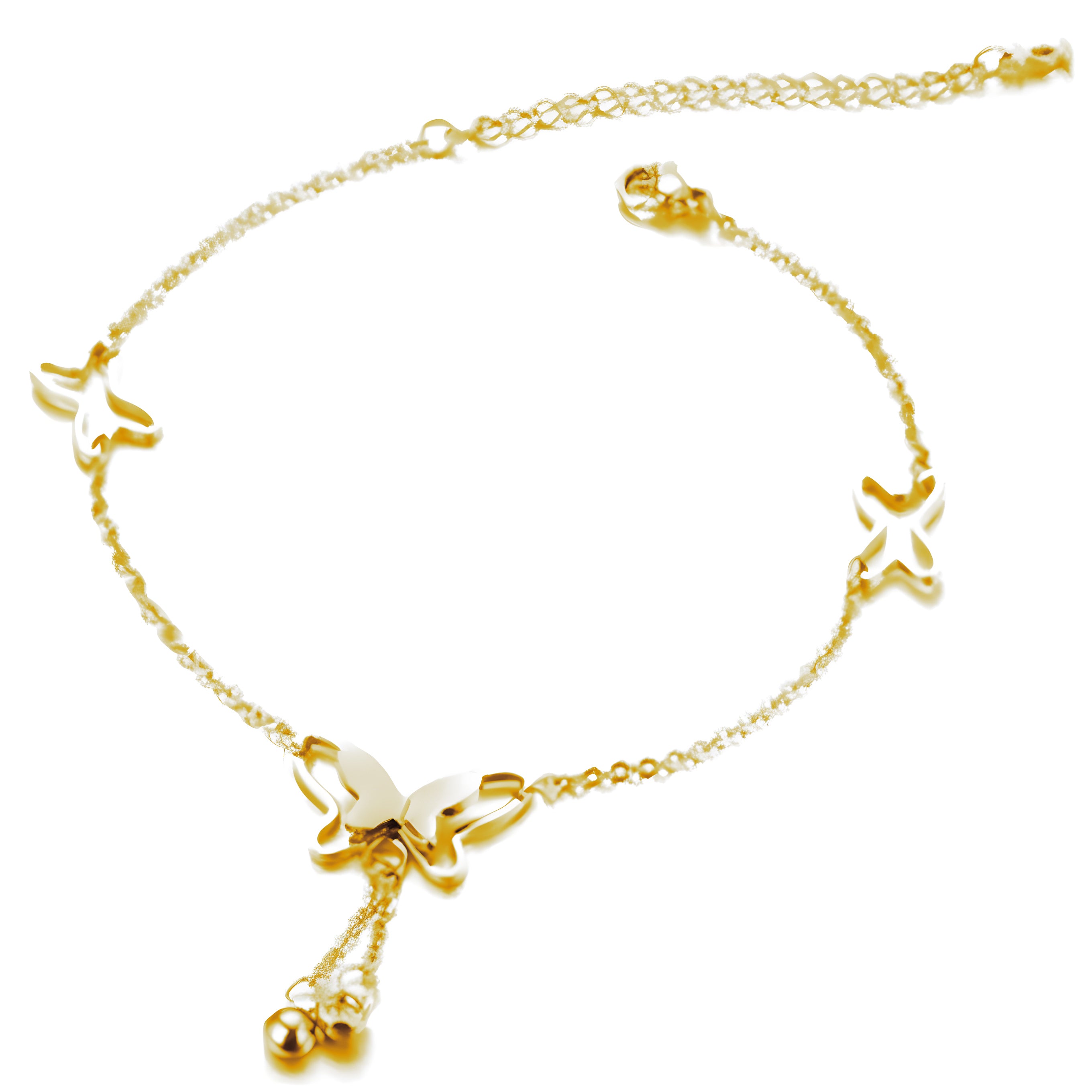 Butterfly Pendant Anklets Foot Chain Summer Beach Charms Barefoot Sandals Jewelry