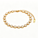 Bezel CZ Bubble Tennis Bracelet - SEIYI