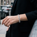 Open Cuff Crystal Bracelet