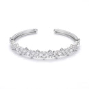 Open Cuff Crystal Bracelet