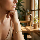 Teardrop Crystal Linked Bracelet - SEIYI