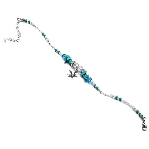 Bohemian Vintage Shell Beads Starfish Anklets