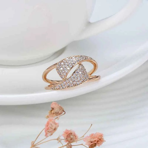 Micro Wax Inlay Geometry Ethnic Ring