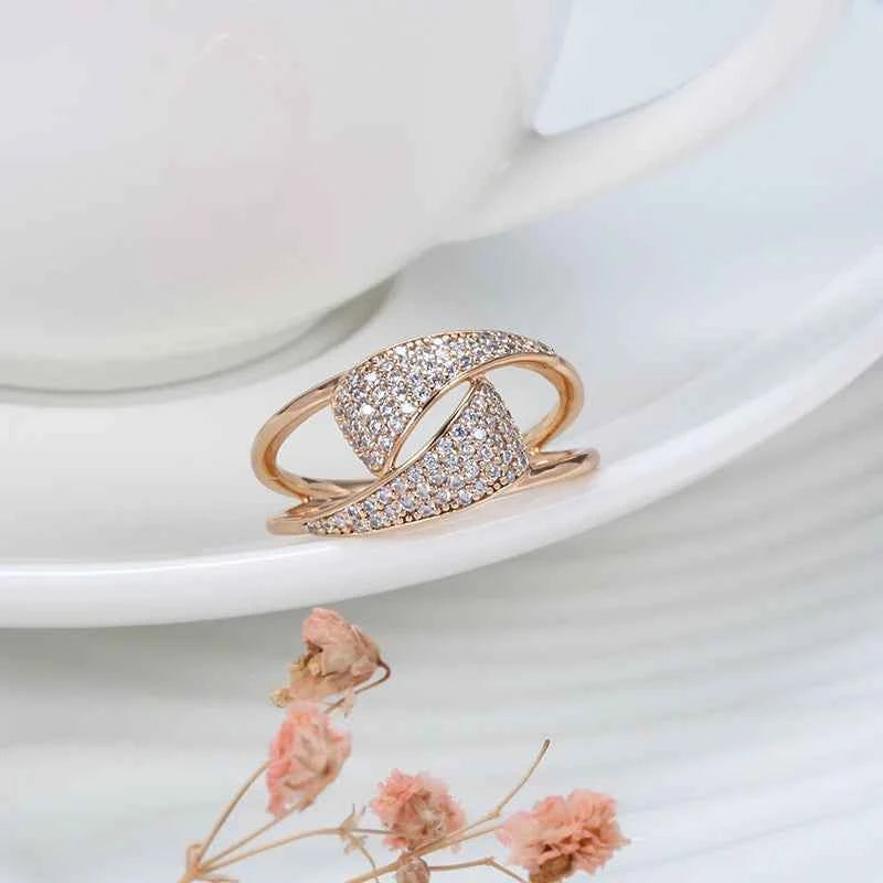 Micro Wax Inlay Geometry Ethnic Ring