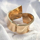 Luxury Symmetrical Wide Women's Bangle Bracelets
