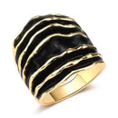 Punk Wave Line Ring