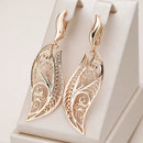 Hollow Flower Big Earrings