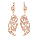 Hollow Flower Big Earrings