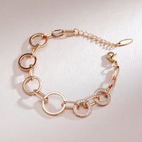 Geometry Circles Link Bracelet