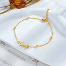 Electrocardiogram Shape Pendant Anklet