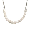 Baroque Pearl Link Choker Necklace - SEIYI