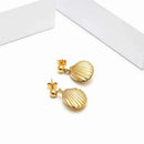 Summer Beach Double-layer Shell Necklace Earrings Set