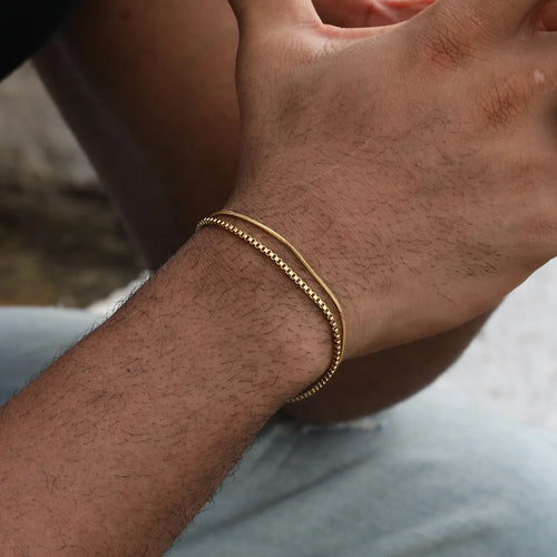 Duo-Style Layered Classic Bracelet Set - SEIYI