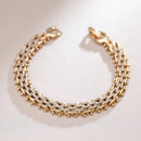 Multi-Row Zircon Pavé Statement Bracelet - SEIYI