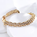 Multi-Row Zircon Pavé Statement Bracelet - SEIYI