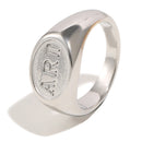 ART Embossed Oval Signet Ring - SEIYI