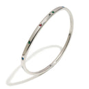 Thin Multicolor Star Zircon Bangle - SEIYI