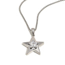 Halo Star Crystal Pendant Necklace - SEIYI