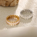 Continuous Marquise Zircon Eternity Band - SEIYI