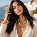 Marine Charm Mixed Bead Choker - SEIYI