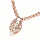 Unusual Hyperbole Hollow Flower Big Pendant Necklaces