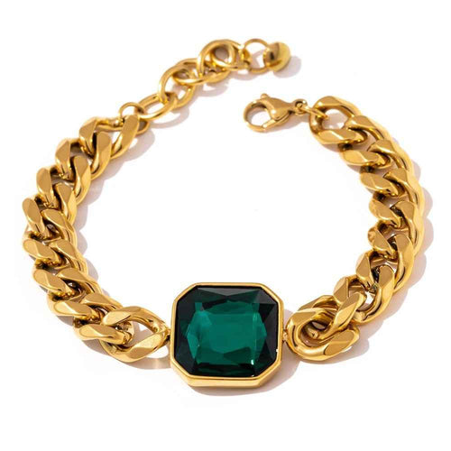 Crystal Bracelets Hip Hop Thick Chain