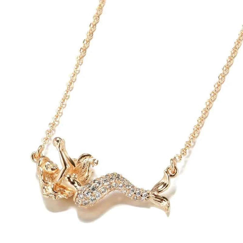 Exquisite Mermaid Pendant Necklaces For Women