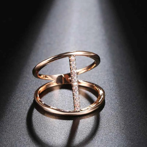 Fashion Design Cubic Zirconia Rings For Women