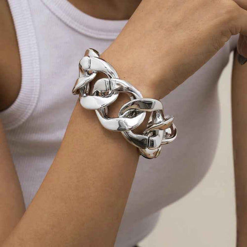 Glamour Girl Hip Hop Twist Chunky Link Bracelet