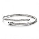 Delicate Twisted Craft Open Cuff - SEIYI