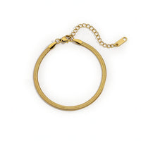 Chic Herringbone Chain Adjustable Anklet