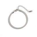Chic Herringbone Chain Adjustable Anklet - SEIYI